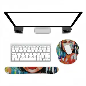 Summer Rain Keyboard Mouse Pad (Wrist Rest)