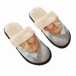 Men Small Talk Fuzzy Slippers