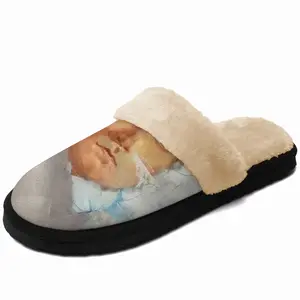 Men Small Talk Fuzzy Slippers