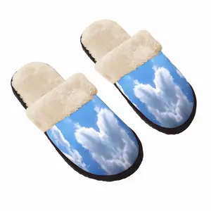 Men Light Hearted Fuzzy Slippers