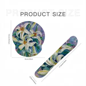 Lilies Keyboard Mouse Pad (Wrist Rest)