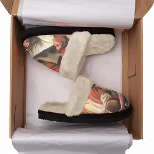 Men Joseph And Jesus Fuzzy Slippers