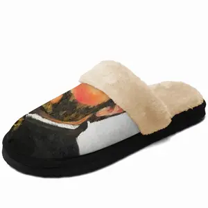 Men Saint Francis Fuzzy Slippers