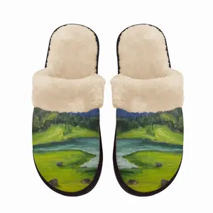 Men Beauty Of Nature Fuzzy Slippers