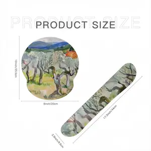 Olive Trees Keyboard Mouse Pad (Wrist Rest)