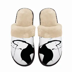 Men Abstract Dance Fuzzy Slippers