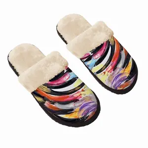 Men Mixed Feelings Fuzzy Slippers