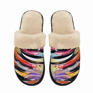 Men Mixed Feelings Fuzzy Slippers