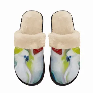 Men Enduring Beauty Parrots Fuzzy Slippers