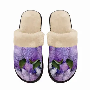 Men Aroma Of Lilac Fuzzy Slippers