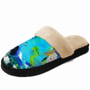 Men Liquid Origin Fuzzy Slippers