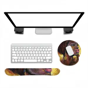 Fire Flame Keyboard Mouse Pad (Wrist Rest)