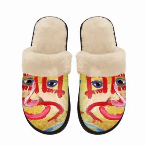 Men Van Gogh Loves Atarax Fuzzy Slippers