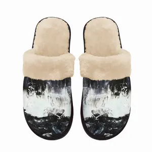 Men A Sudden Storm Fuzzy Slippers