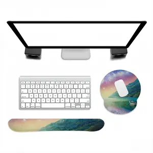 Over The Horizon Keyboard Mouse Pad (Wrist Rest)