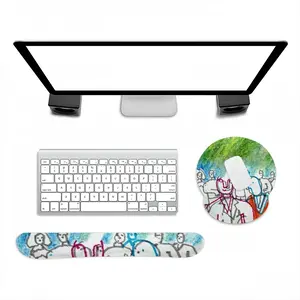 Everyday Micro-Scenes 058 Keyboard Mouse Pad (Wrist Rest)