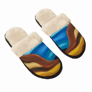 Men My Hokusai 2 Fuzzy Slippers