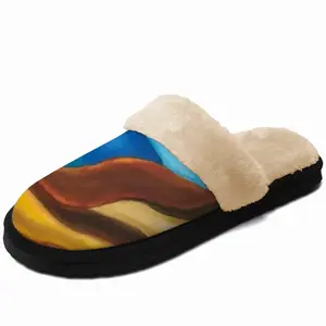 Men My Hokusai 2 Fuzzy Slippers