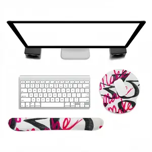 Make Love Keyboard Mouse Pad (Wrist Rest)