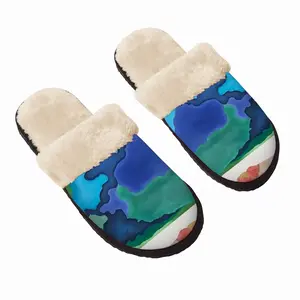 Men Shoreline Fuzzy Slippers