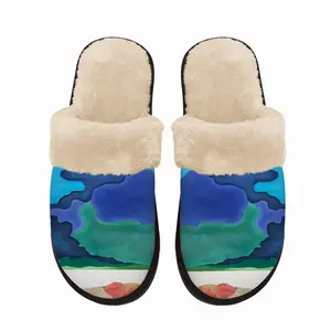 Men Shoreline Fuzzy Slippers