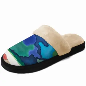 Men Shoreline Fuzzy Slippers