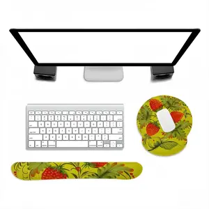 Raspberry Keyboard Mouse Pad (Wrist Rest)