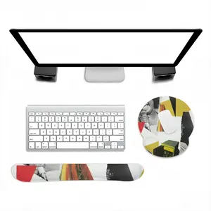 Singer Collage Keyboard Mouse Pad (Wrist Rest)