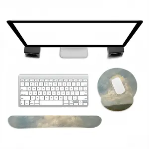 Big Cumulus Keyboard Mouse Pad (Wrist Rest)