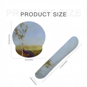 White Gum Trees Keyboard Mouse Pad (Wrist Rest)