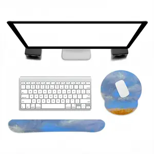 Cloudy Day Keyboard Mouse Pad (Wrist Rest)