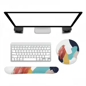 Square Keyboard Mouse Pad (Wrist Rest)