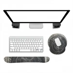 Death Helmet Keyboard Mouse Pad (Wrist Rest)