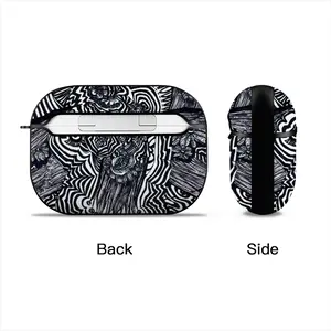 Festive Spirit Airpods Pro Case (Hard Shell, Black)