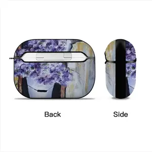 Window Flowers Airpods Pro Case (Hard Shell, Black)