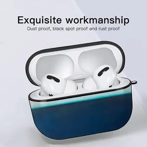 Charcoal White Teal Series 3 Airpods Pro Case (Hard Shell, Black)