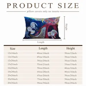 Immortality Oil Polyester Pillow (Rectangle, Multi-Size)