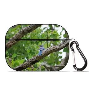 Blue Jay In A Tree - Classic Pose Airpods Pro Case (Hard Shell, Black)