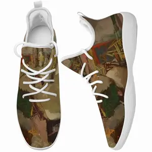 Men Portrait Of A Landscape Cheerleading Dance Shoes