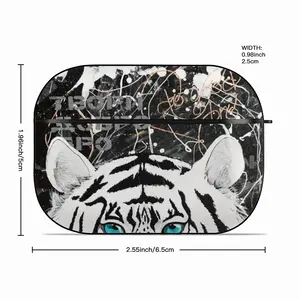 Do Good Bro Animals Tiger Street Art Airpods Pro Case (Hard Shell, Black)