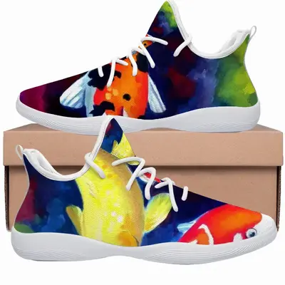 Men Koi Fish In The Pond Cheerleading Dance Shoes