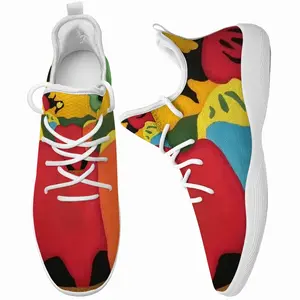 Men Floral Punch Cheerleading Dance Shoes