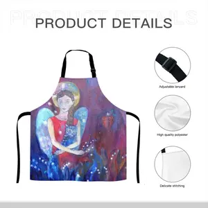 Angel With Cat Apron (No Pocket)