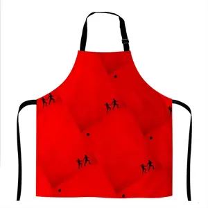 Deep Red (Decomposition) Apron (No Pocket)