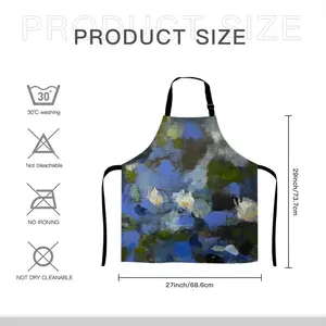 Water Lilies Apron (No Pocket)