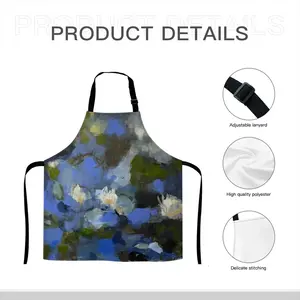 Water Lilies Apron (No Pocket)