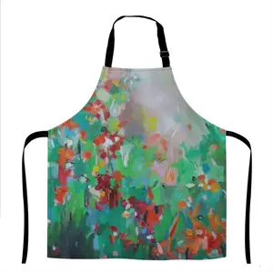 Summer Flowers Apron (No Pocket)