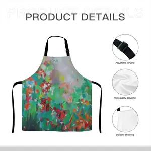 Summer Flowers Apron (No Pocket)