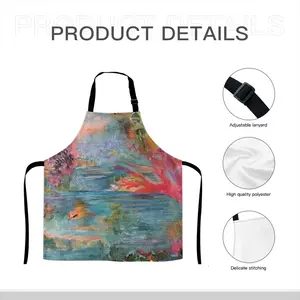 Alligator In Plastic River Apron (No Pocket)