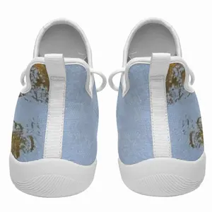 Men White Gum Trees Cheerleading Dance Shoes